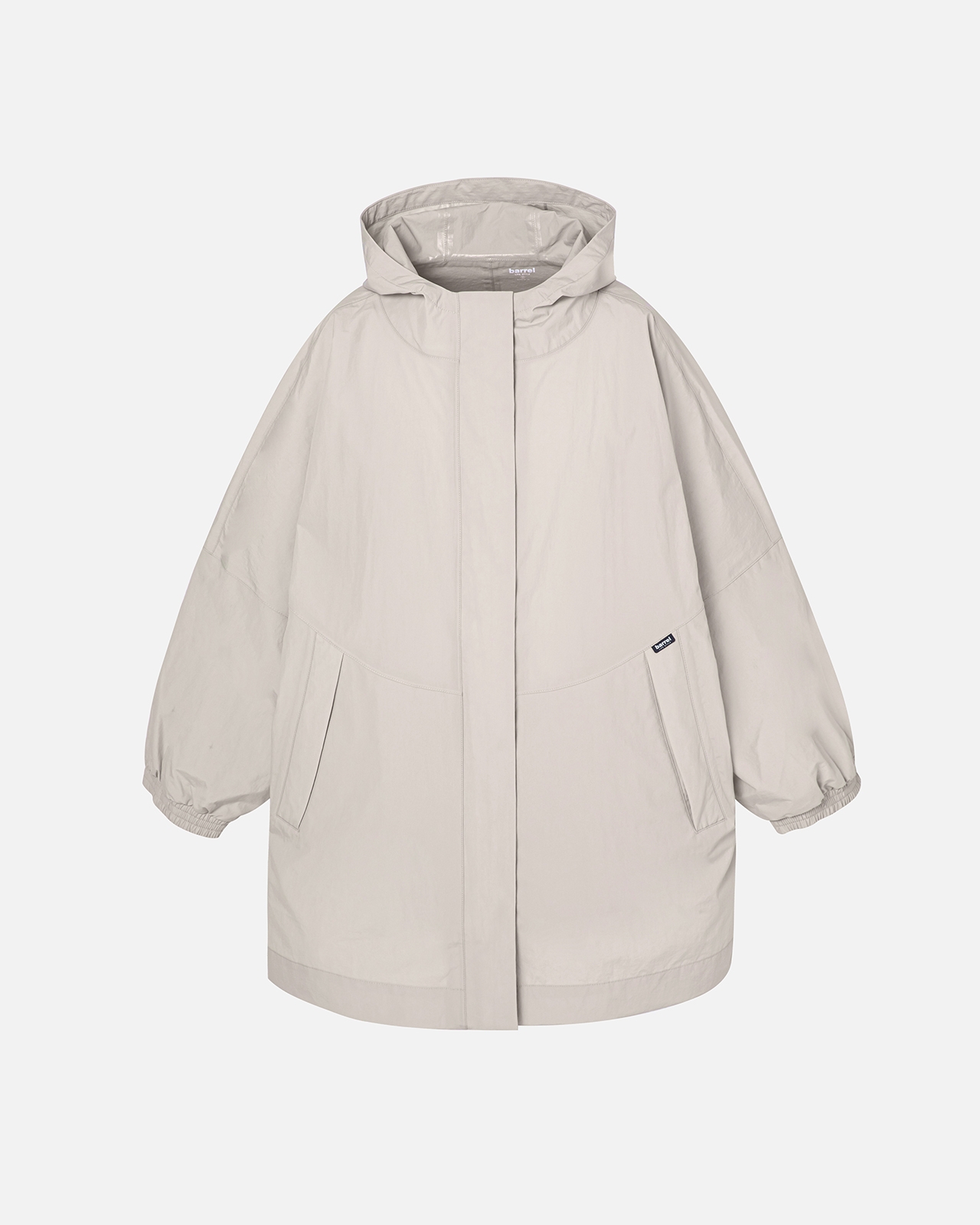 우먼 오버핏 레인 자켓