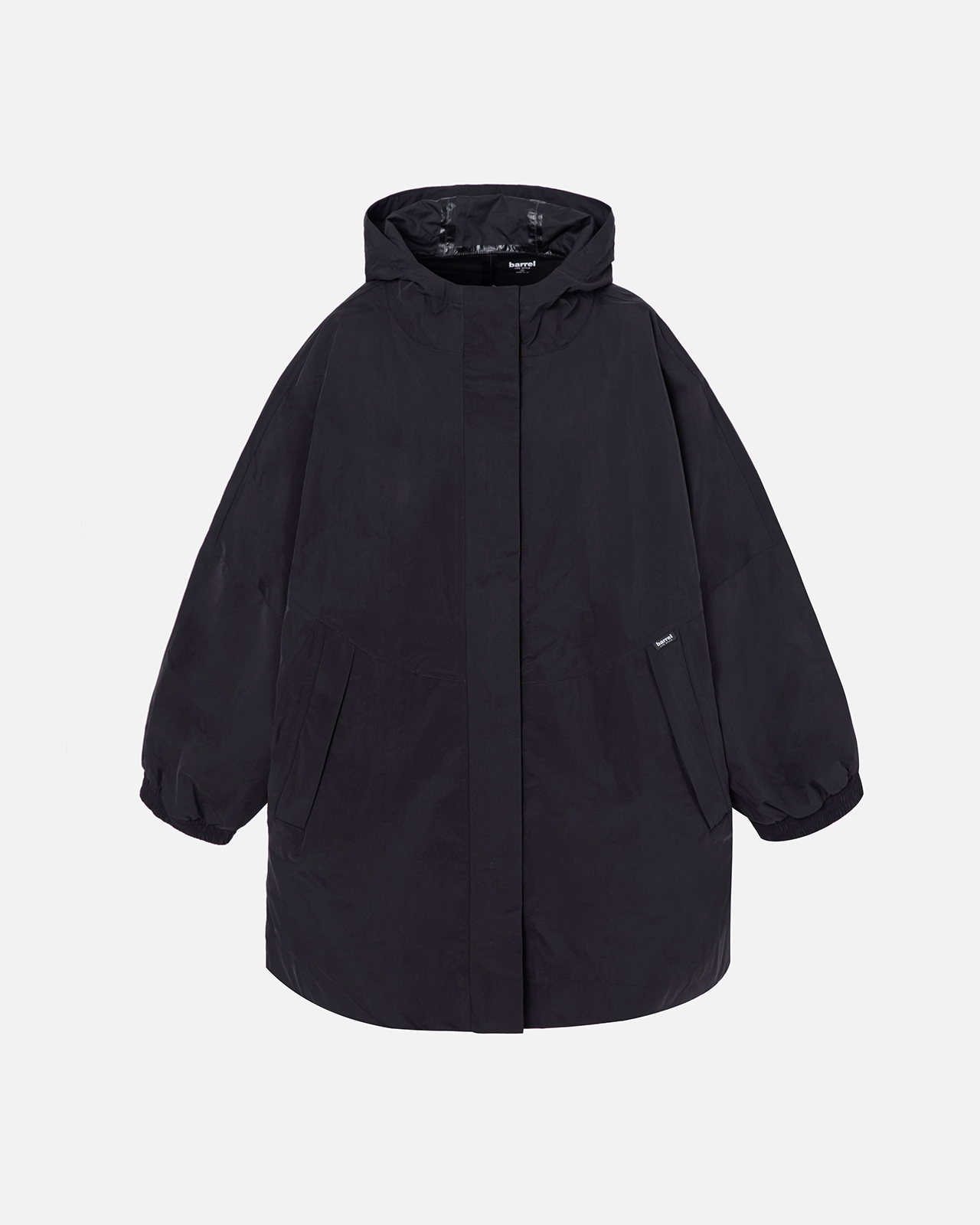 우먼 오버핏 레인 자켓