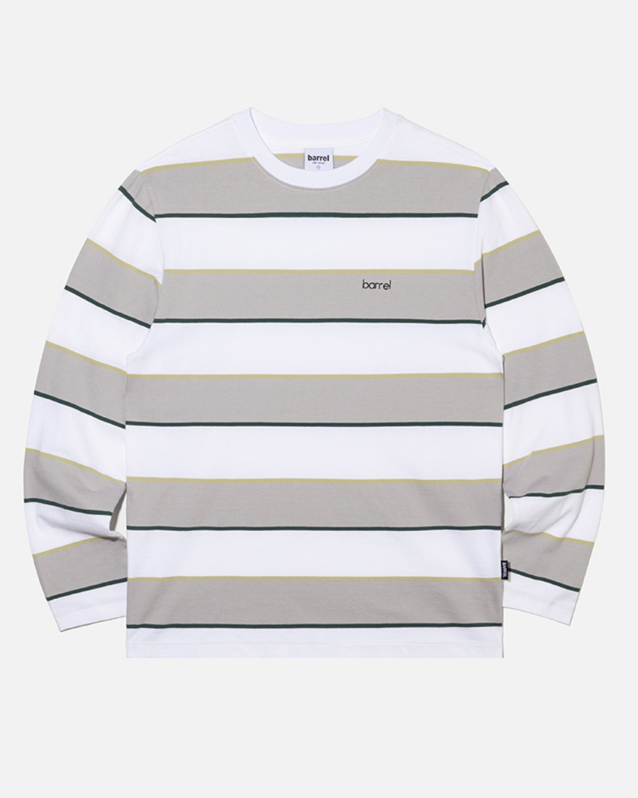 유니섹스 멀티 스트라이프 롱 슬리브