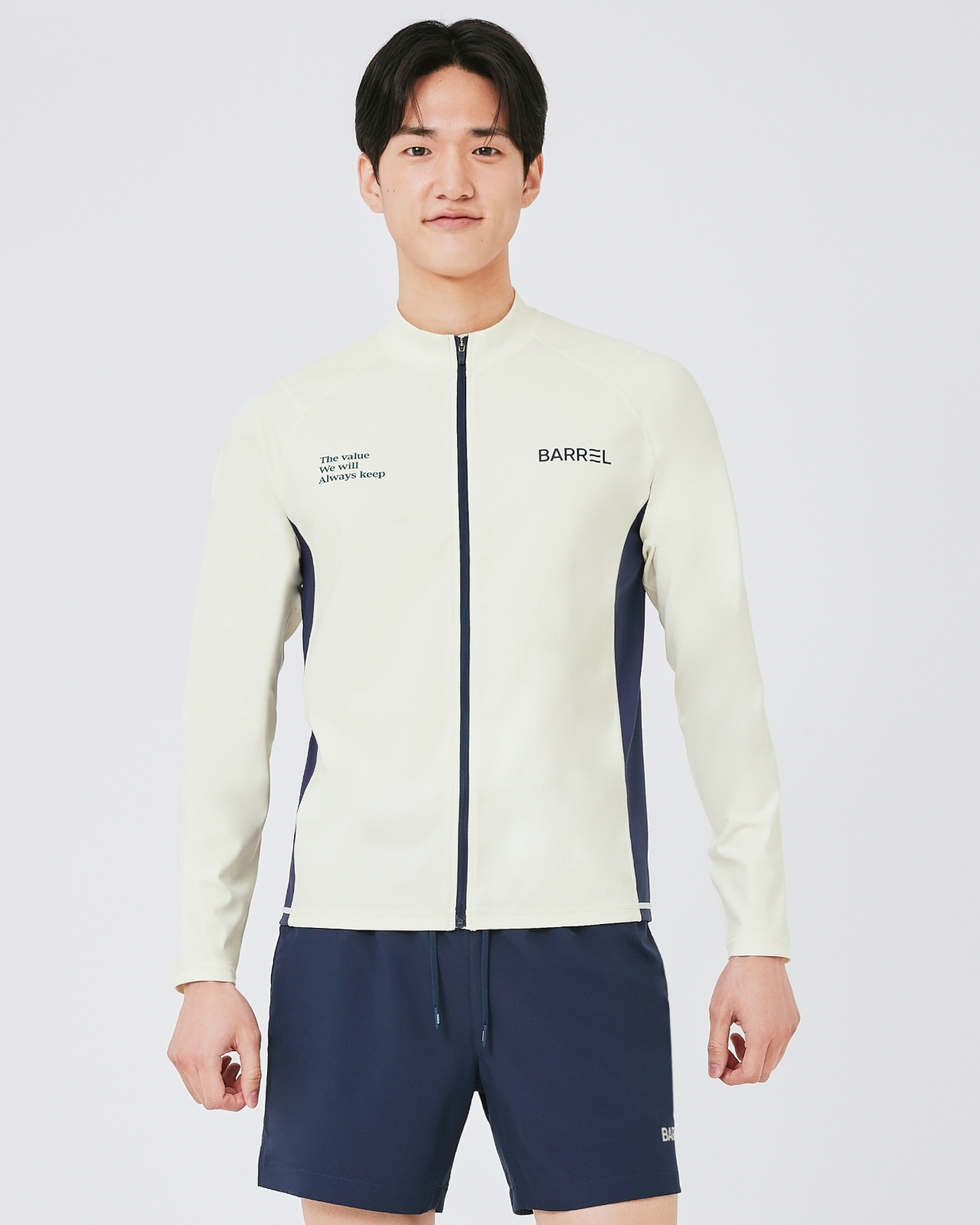 맨 바이브 릴렉스핏 집업 래쉬가드
