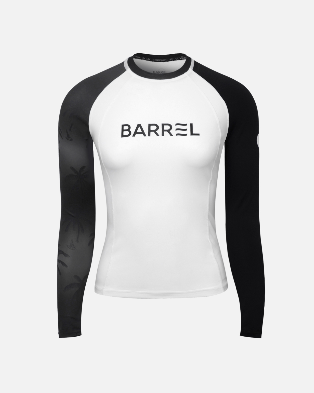 우먼 선셋 야자수 오드 래쉬가드