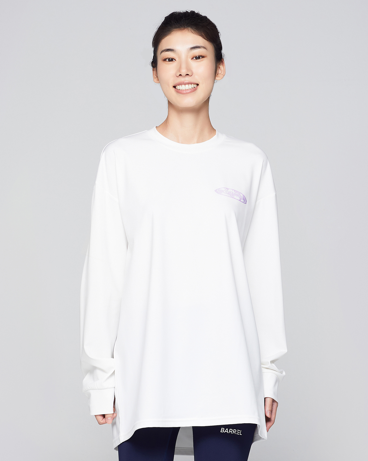 유니 선셋 루즈핏 래쉬가드