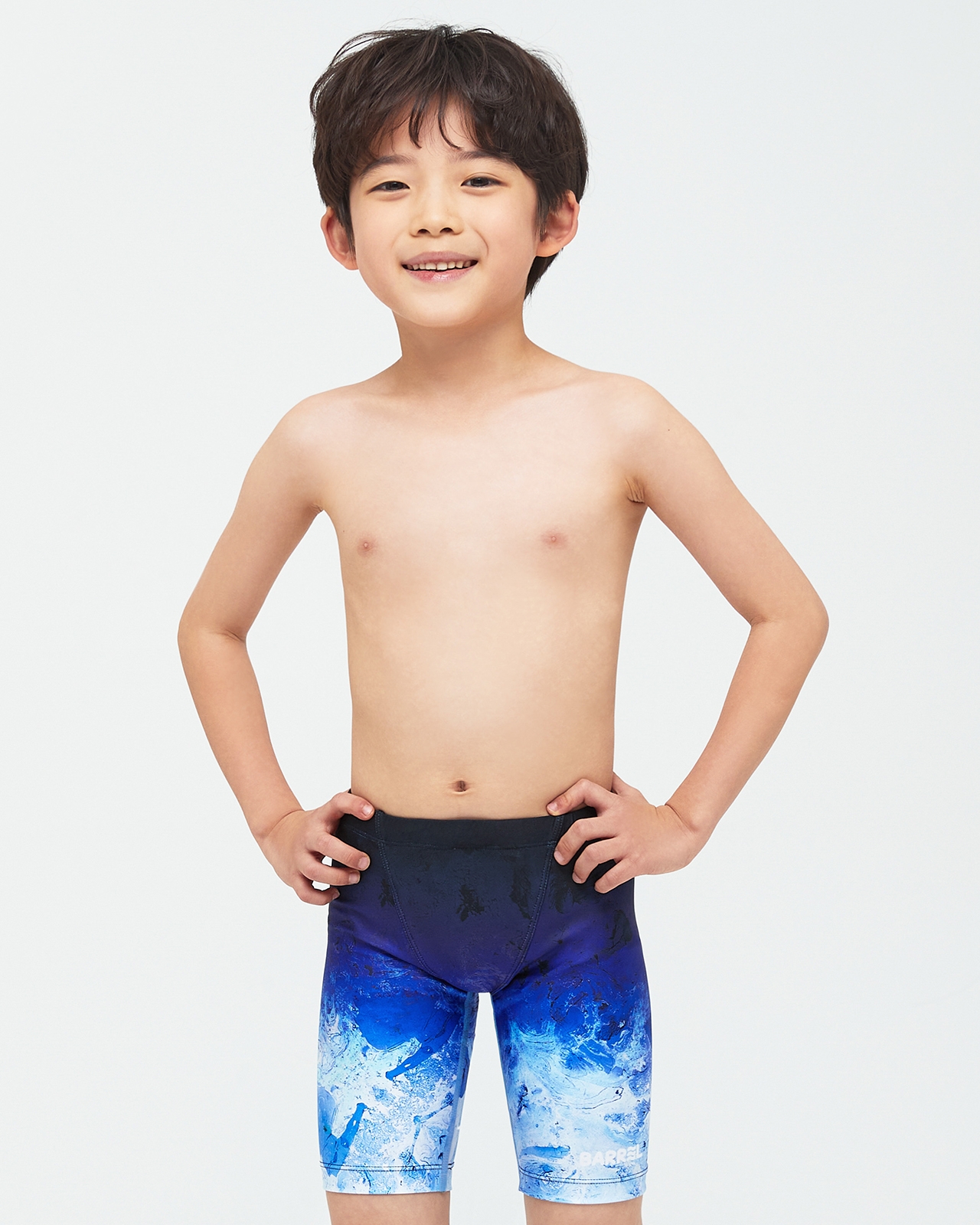 키즈 남아 컬러마블 4부 재머 수영복
