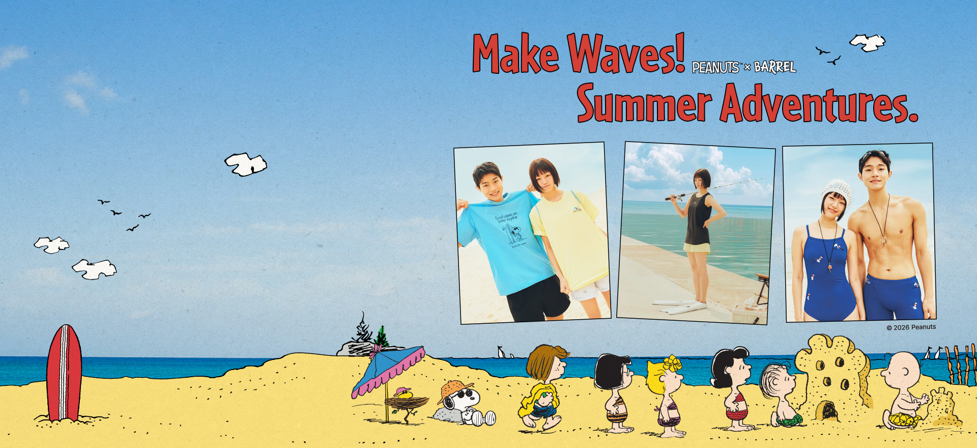 피너츠 X 배럴 두번째 만남<br>공식몰 단독 예약 판매 오픈