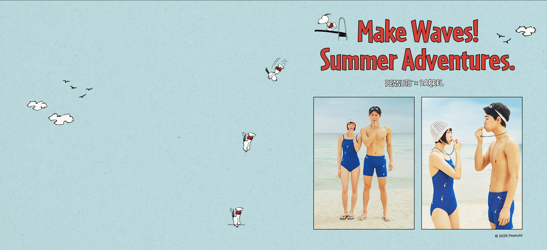 SUMMER ADVENTURES!<br>피너츠 X 배럴 두 번째 만남